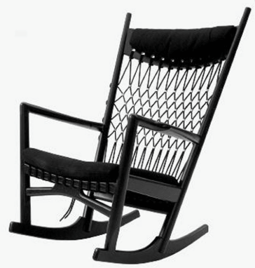 PP Møbler 124 Wegner Gyngestol
